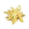 Leaf Shape Alloy Enamel Layered Brooch JEWB-U006-02C-G-2