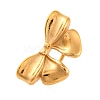 Ion Plating(IP) 304 Stainless Steel Bowknot Finger Rings for Women RJEW-S414-46B-G-2