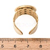 304 Stainless Steel Cable Chain Cuff Ring Components SA-CBA94B1-01G-05-3