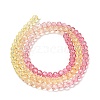 Transparent Painted Glass Beads Strands DGLA-A034-T3mm-A07-5