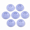 4-Hole Handmade Lampwork Sewing Buttons BUTT-T010-01H-1