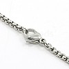 Tarnish Resistant Box Chains Necklace for Men NJEW-F027-02-2mm-3