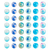 120Pcs 6 Colors Natural Persian Jade Beads G-TA0002-39-3