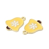 Christmas Alloy Enamel Pendants LS-ENAM-D050-13H-01G-2