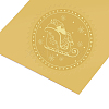 Self Adhesive Gold Foil Embossed Stickers DIY-WH0211-037-4