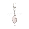 Star 304 Stainless Steel Macrame Chain Pouch Empty Stone Holder Pendant Decoration HJEW-JM02079-4