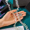  2 Strands Electroplate Transparent Glass Faceted Teardrop Beads Strand EGLA-TA0001-36B-16