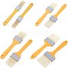 Fingerinspire 8Pcs 4 Style Nylon Brush TOOL-FG0001-04-1