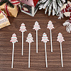 14Pcs Wooden Cake Toppers Decorations DIY-CN0005-56B-3
