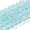 Transparent Baking Paint Glass Beads X1-DGLA-A034-T8mm-D12-1