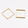 Square Brass Linking Rings X-EC0308mm-G-2