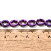 Electroplated Synthetic Non-magnetic Hematite Beads Strands G-L613-Z01-01C-4