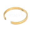 Ion Plating(IP) 304 Stainless Steel Textured Bangles BJEW-F464-13G-3