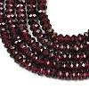 Natural Garnet Beads Strands G-B175-A03-2x4mm-4