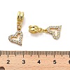 Rack Plating Brass Micro Pave Cubic Zirconia Charms KK-S398-09A-3