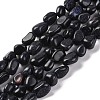 Synthetic Blue Goldstone Beads Strands G-G146-A35-01-1