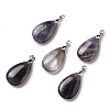 Natural Amethyst Pendants G-H286-04P-02-1