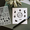 Custom PVC Plastic Clear Stamps DIY-WH0618-0042-6