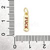 Brass Enamel Charms KK-P338-01G-F02-3