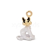 Alloy Enamel Pendants PALLOY-R160-01G-02-1
