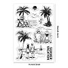 Custom Summer Theme PVC Plastic Clear Stamps DIY-WH0631-0072-6