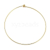 PVD Vacuum Plating 202 Stainless Steel Wire Choker Necklace NJEW-H011-01G-1