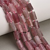 Natural Purple Madagascar Rose Quartz Beads Strands GG-CBA7621-A04-01-1