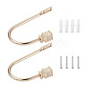 Zinc Alloy U Shape Hook Hangers Curtain SW-TAC0002-08C-2