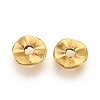 Tibetan Style Wavy Spacer Beads TIBEB-A101871-AG-LF-2