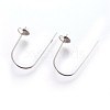 304 Stainless Steel Earring Hooks STAS-P237-13P-1