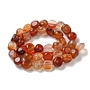 Natural Brazil Red Agate Beads Strands G-L599-A01-02-2