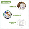Fashewelry 72Pcs 4 Color Handmade Porcelain Ceramic Beads Strands PORC-FW0001-01-4