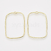 Alloy Open Back Bezel Pendants X-PALLOY-S121-81-1