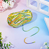 Light Gradient Segment Dyed Polyester Yarn DIY-TADJ0002-005A-7