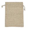 Christmas Printed Burlap Packing Pouches Drawstring Bags ABAG-Q053-02B-01-2