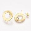 304 Stainless Steel Stud Earring Findings X-STAS-S079-50-1