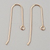 Brass Earring Hooks KK-WH0044-141A-G-1