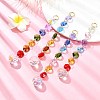 4Pcs 4 Styles Glass Octagonal Bead Hanging Suncatchers HJEW-JM02215-02-2