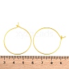 Brass Wine Glass Charm Rings Hoop Earrings X-EC067-3G-2