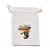 Halloween Cotton Cloth Storage Pouches LS-ABAG-M004-01K-1