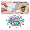 Elecrelive 240Pcs 2 Style Transparent Glass Cabochons GLAA-EL0001-02B-11