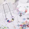 60Pcs 3 Styles Opaque Resin European Beads RESI-TA0005-29-8