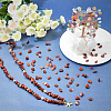 SUNNYCLUE Natural Red Jasper Chip Beads G-SC0001-28-4