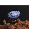 Natural Blue Spot Jasper Egg Figurines Statues for Home Office Desktop Decoration PW-WG1DC51-17-1