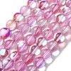 Synthetic Moonstone Beads Strands G-P528-J03-05-1