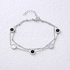 Minimalist Stainless Steel Cable Chain Multi-layered Bracelets BN6339-1