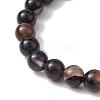 8mm Round Mixed Gemstone Beaded Stretch Bracelets BJEW-JB10309-5