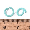 Spray Painted Iron Open Jump Rings IFIN-T017-04B-09-2