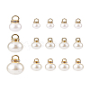 Beadthoven 120Pcs 3 Style Acrylic Pearl Pendants IFIN-BT0001-05-17