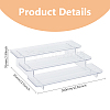 Three Layers Plastic Kitchen Oil Bottle Organizer Rack ODIS-WH0001-53-2